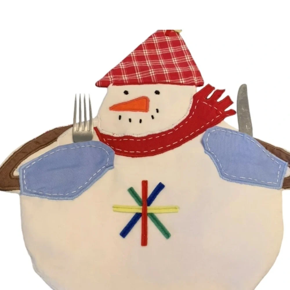 Pottery Barn Kids Snowman Placemat